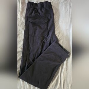 Men's Versatile Black Cargo Pants